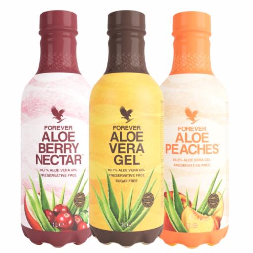 Aloe Drinks Tri Pak - Variety Forever Drinks